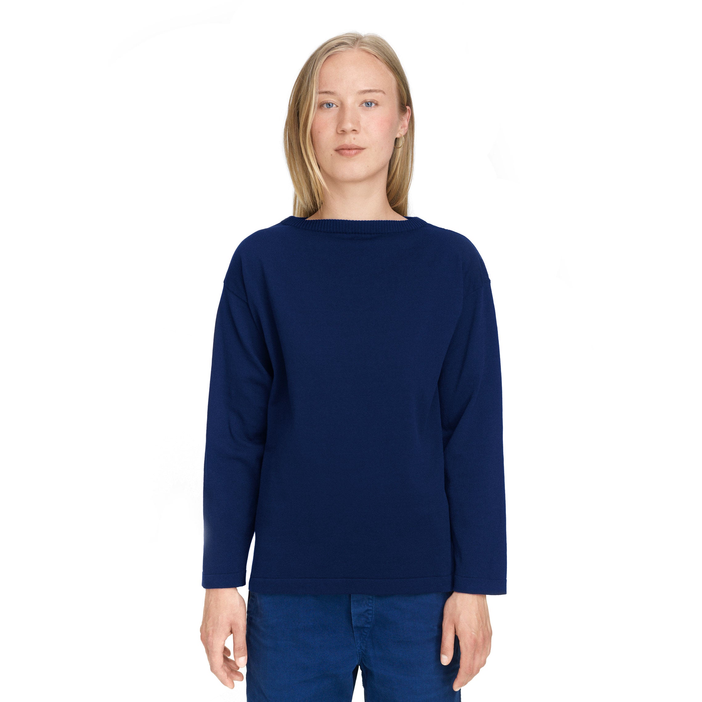 Boatsman Petroleum/Raw Cotton Stripe